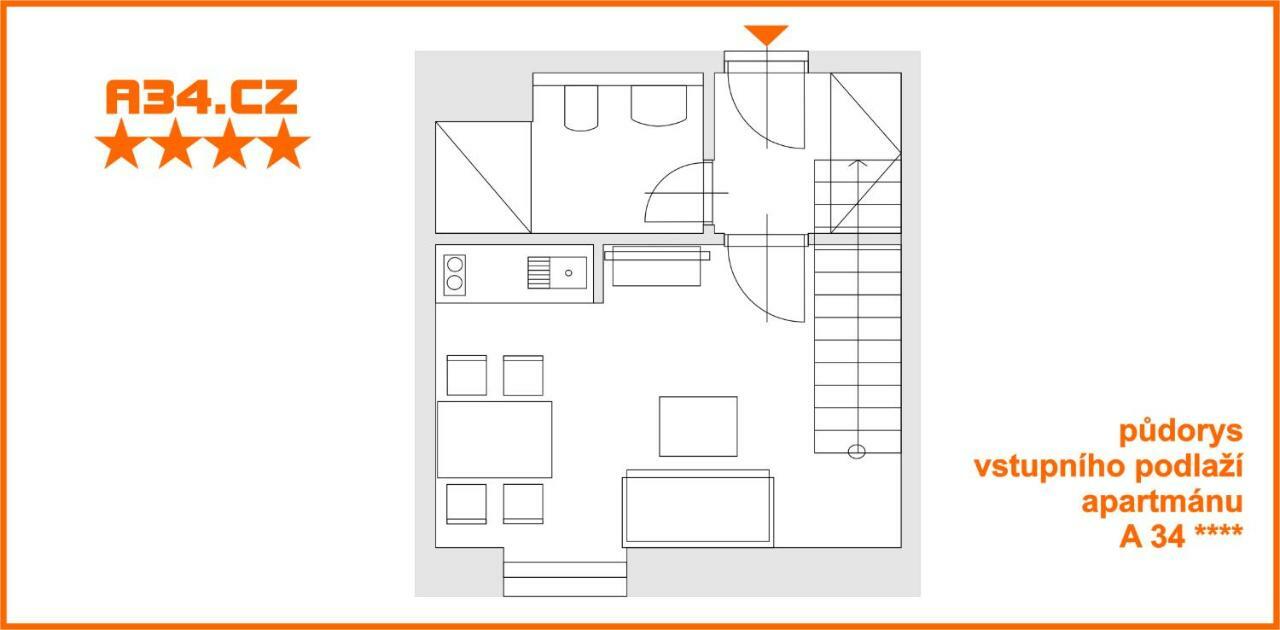 Apartamento A34 Loučná nad Desnou Exterior foto